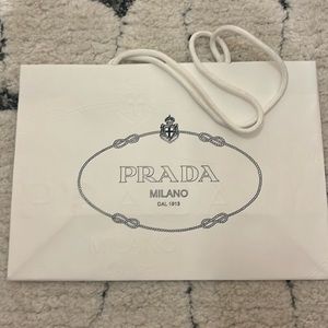 Genuine Prada Shopping Bag (13.5” W x 9.75” L)